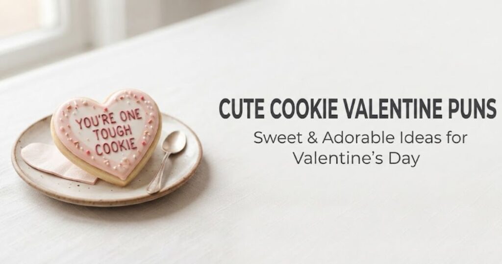 Cute Cookie Valentine Puns