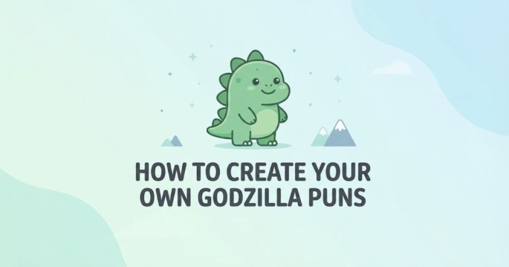 How to Create Your Own Godzilla Puns