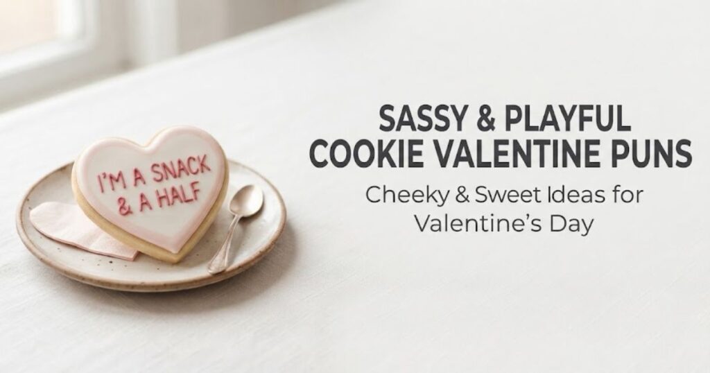 Sassy and Playful Cookie Valentine Puns