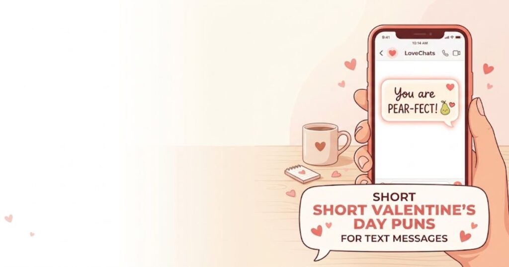 Short Valentine's Day Puns for Text Messages