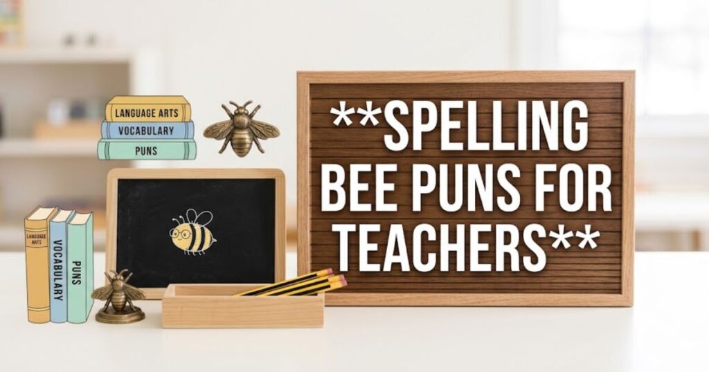 Spelling Bee Puns for Teachers