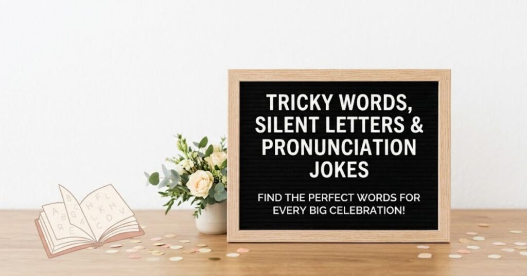 Tricky Words, Silent Letters and Pronunciation Jokes